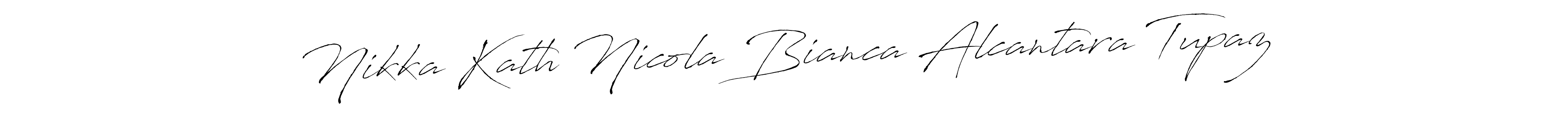 Make a beautiful signature design for name Nikka Kath Nicola Bianca Alcantara Tupaz. With this signature (Antro_Vectra) style, you can create a handwritten signature for free. Nikka Kath Nicola Bianca Alcantara Tupaz signature style 6 images and pictures png