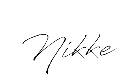 Also we have Nikke name is the best signature style. Create professional handwritten signature collection using Antro_Vectra autograph style. Nikke signature style 6 images and pictures png