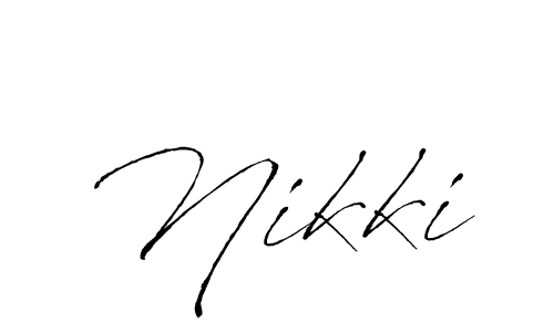 if you are searching for the best signature style for your name Nikki. so please give up your signature search. here we have designed multiple signature styles  using Antro_Vectra. Nikki signature style 6 images and pictures png