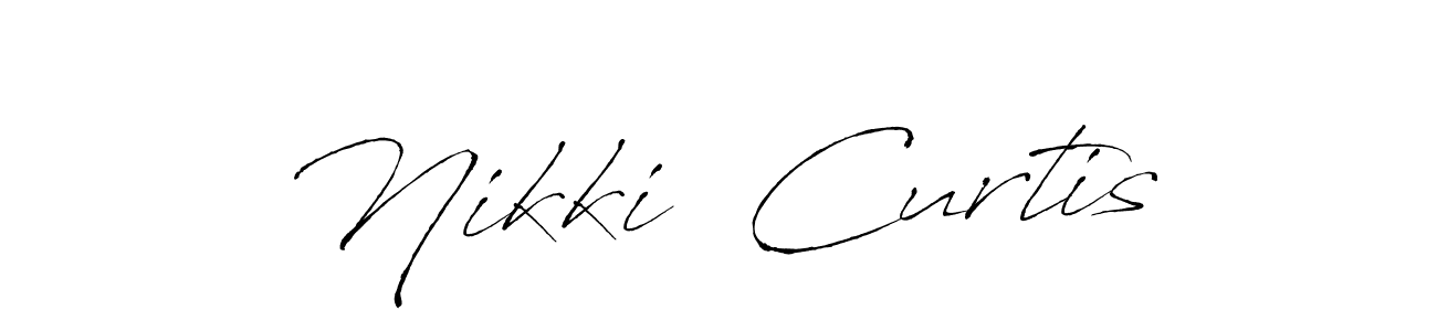 Antro_Vectra is a professional signature style that is perfect for those who want to add a touch of class to their signature. It is also a great choice for those who want to make their signature more unique. Get Nikki  Curtis name to fancy signature for free. Nikki  Curtis signature style 6 images and pictures png