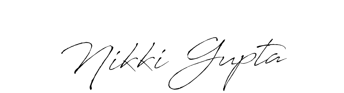 Use a signature maker to create a handwritten signature online. With this signature software, you can design (Antro_Vectra) your own signature for name Nikki Gupta. Nikki Gupta signature style 6 images and pictures png