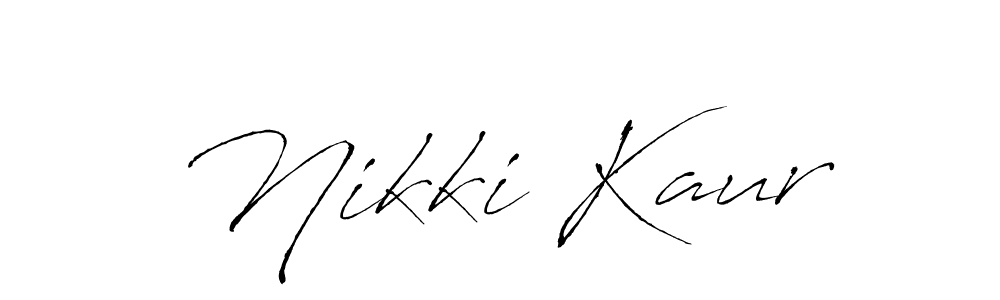 You should practise on your own different ways (Antro_Vectra) to write your name (Nikki Kaur) in signature. don't let someone else do it for you. Nikki Kaur signature style 6 images and pictures png