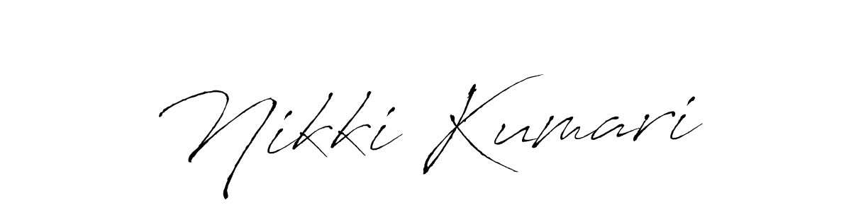 Use a signature maker to create a handwritten signature online. With this signature software, you can design (Antro_Vectra) your own signature for name Nikki Kumari. Nikki Kumari signature style 6 images and pictures png