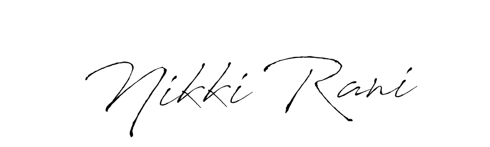 It looks lik you need a new signature style for name Nikki Rani. Design unique handwritten (Antro_Vectra) signature with our free signature maker in just a few clicks. Nikki Rani signature style 6 images and pictures png