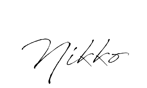 You should practise on your own different ways (Antro_Vectra) to write your name (Nikko) in signature. don't let someone else do it for you. Nikko signature style 6 images and pictures png