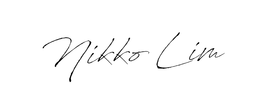 This is the best signature style for the Nikko Lim name. Also you like these signature font (Antro_Vectra). Mix name signature. Nikko Lim signature style 6 images and pictures png