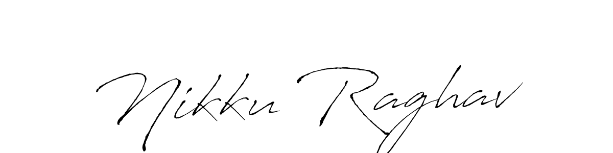 Create a beautiful signature design for name Nikku Raghav. With this signature (Antro_Vectra) fonts, you can make a handwritten signature for free. Nikku Raghav signature style 6 images and pictures png