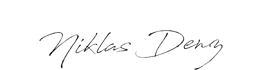 How to make Niklas Denz name signature. Use Antro_Vectra style for creating short signs online. This is the latest handwritten sign. Niklas Denz signature style 6 images and pictures png