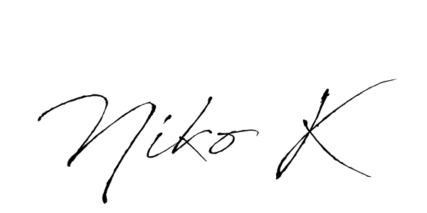 Make a beautiful signature design for name Niko K. Use this online signature maker to create a handwritten signature for free. Niko K signature style 6 images and pictures png