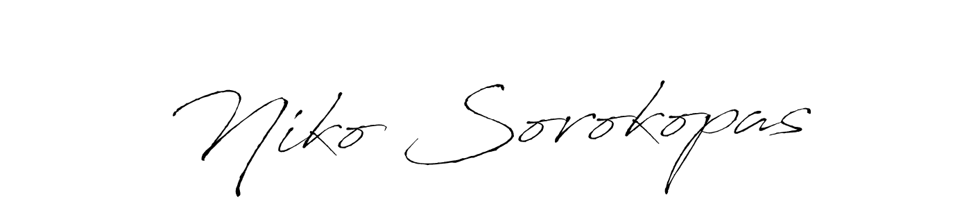 Make a beautiful signature design for name Niko Sorokopas. Use this online signature maker to create a handwritten signature for free. Niko Sorokopas signature style 6 images and pictures png