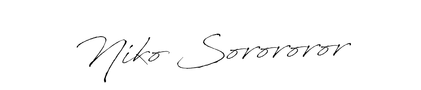 The best way (Antro_Vectra) to make a short signature is to pick only two or three words in your name. The name Niko Sorororor include a total of six letters. For converting this name. Niko Sorororor signature style 6 images and pictures png