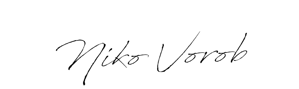 The best way (Antro_Vectra) to make a short signature is to pick only two or three words in your name. The name Niko Vorob include a total of six letters. For converting this name. Niko Vorob signature style 6 images and pictures png
