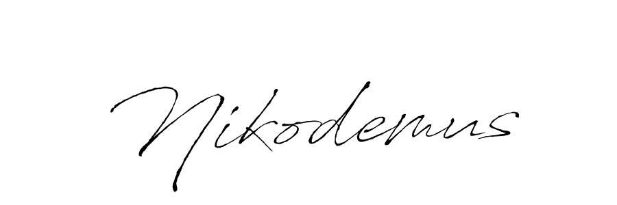 Antro_Vectra is a professional signature style that is perfect for those who want to add a touch of class to their signature. It is also a great choice for those who want to make their signature more unique. Get Nikodemus name to fancy signature for free. Nikodemus signature style 6 images and pictures png