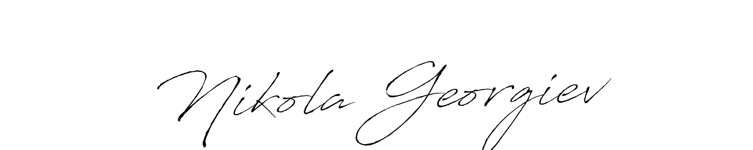 The best way (Antro_Vectra) to make a short signature is to pick only two or three words in your name. The name Nikola Georgiev include a total of six letters. For converting this name. Nikola Georgiev signature style 6 images and pictures png