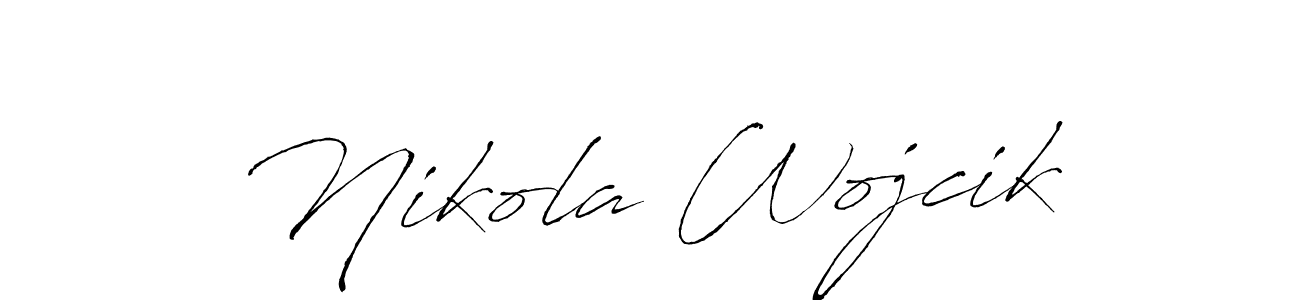 Also You can easily find your signature by using the search form. We will create Nikola Wojcik name handwritten signature images for you free of cost using Antro_Vectra sign style. Nikola Wojcik signature style 6 images and pictures png