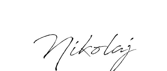 Also we have Nikolaj name is the best signature style. Create professional handwritten signature collection using Antro_Vectra autograph style. Nikolaj signature style 6 images and pictures png