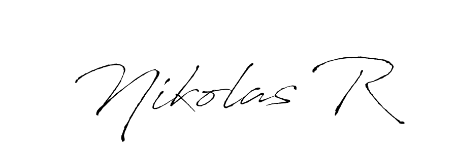 Similarly Antro_Vectra is the best handwritten signature design. Signature creator online .You can use it as an online autograph creator for name Nikolas R. Nikolas R signature style 6 images and pictures png