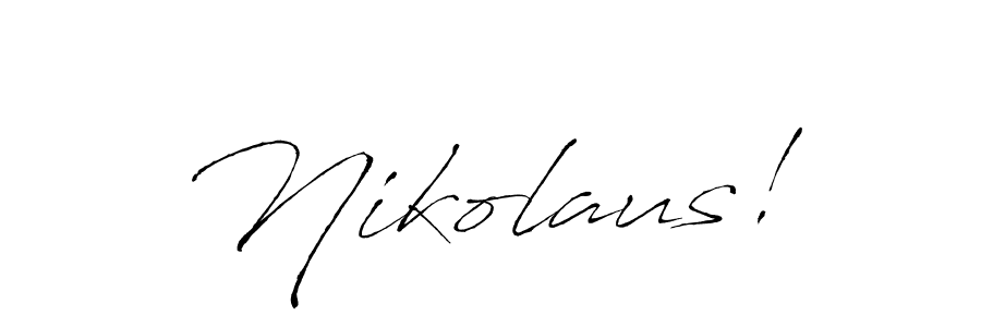 How to make Nikolaus! signature? Antro_Vectra is a professional autograph style. Create handwritten signature for Nikolaus! name. Nikolaus! signature style 6 images and pictures png