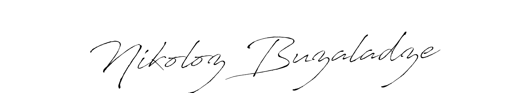 Also we have Nikoloz Buzaladze name is the best signature style. Create professional handwritten signature collection using Antro_Vectra autograph style. Nikoloz Buzaladze signature style 6 images and pictures png
