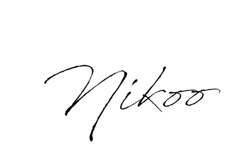Once you've used our free online signature maker to create your best signature Antro_Vectra style, it's time to enjoy all of the benefits that Nikoo name signing documents. Nikoo signature style 6 images and pictures png