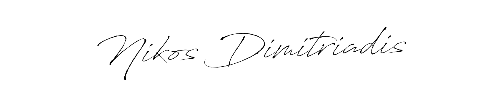 Also You can easily find your signature by using the search form. We will create Nikos Dimitriadis name handwritten signature images for you free of cost using Antro_Vectra sign style. Nikos Dimitriadis signature style 6 images and pictures png