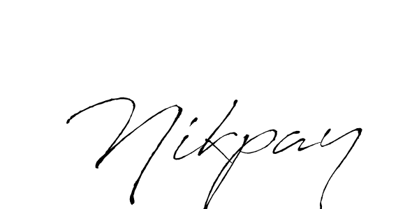 How to Draw Nikpay signature style? Antro_Vectra is a latest design signature styles for name Nikpay. Nikpay signature style 6 images and pictures png