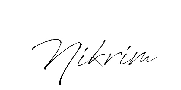 Best and Professional Signature Style for Nikrim. Antro_Vectra Best Signature Style Collection. Nikrim signature style 6 images and pictures png
