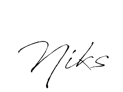 Also You can easily find your signature by using the search form. We will create Niks name handwritten signature images for you free of cost using Antro_Vectra sign style. Niks signature style 6 images and pictures png