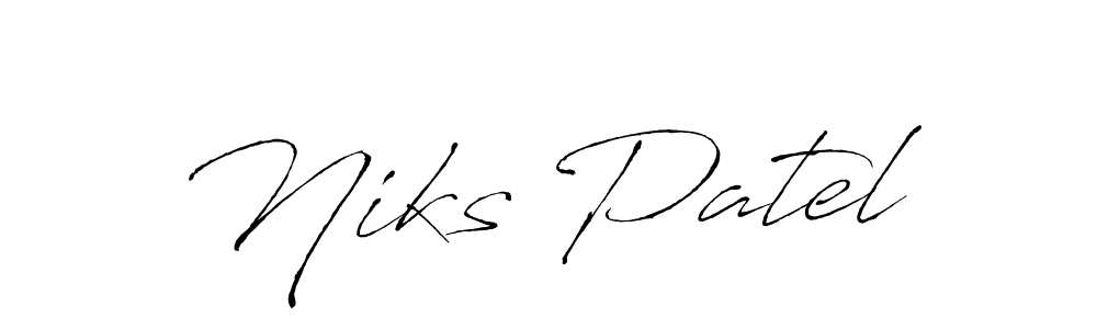 The best way (Antro_Vectra) to make a short signature is to pick only two or three words in your name. The name Niks Patel include a total of six letters. For converting this name. Niks Patel signature style 6 images and pictures png