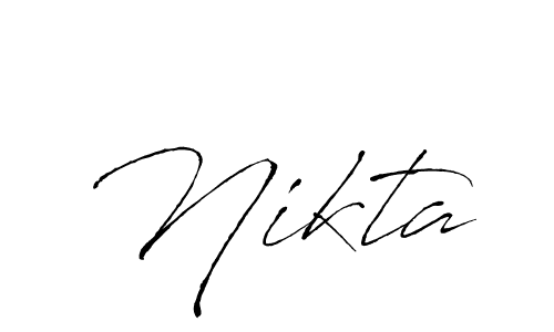 How to Draw Nikta signature style? Antro_Vectra is a latest design signature styles for name Nikta. Nikta signature style 6 images and pictures png