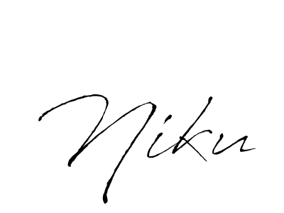Similarly Antro_Vectra is the best handwritten signature design. Signature creator online .You can use it as an online autograph creator for name Niku. Niku signature style 6 images and pictures png