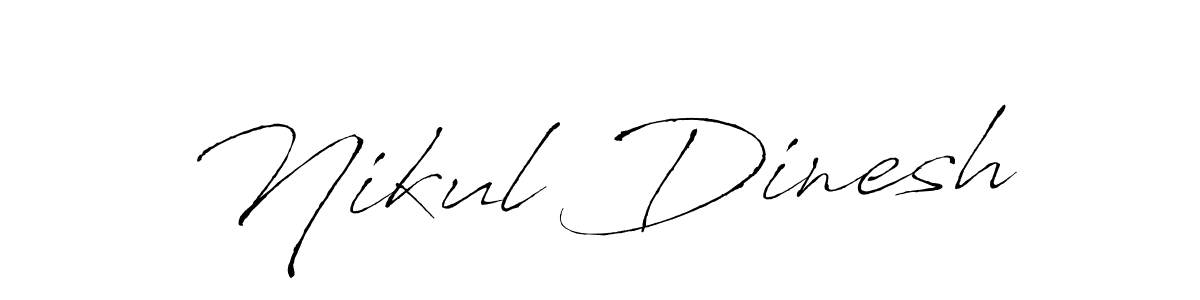 Make a beautiful signature design for name Nikul Dinesh. Use this online signature maker to create a handwritten signature for free. Nikul Dinesh signature style 6 images and pictures png