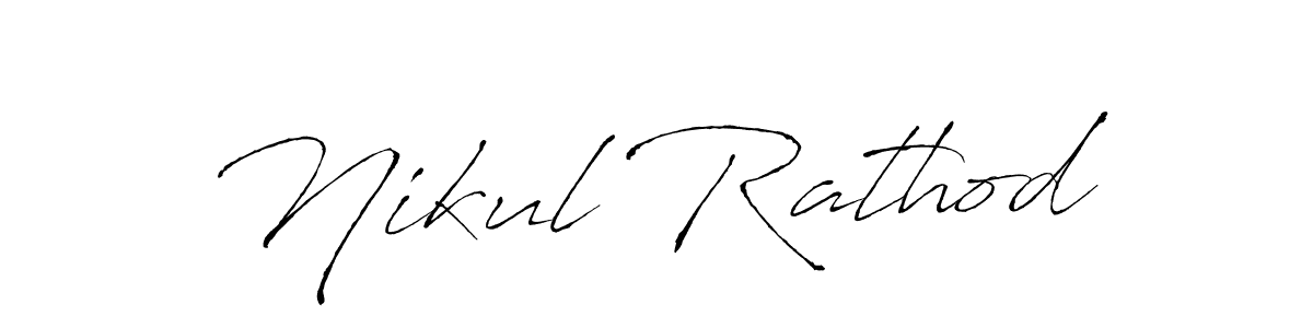 The best way (Antro_Vectra) to make a short signature is to pick only two or three words in your name. The name Nikul Rathod include a total of six letters. For converting this name. Nikul Rathod signature style 6 images and pictures png