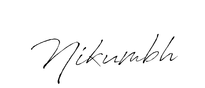 This is the best signature style for the Nikumbh name. Also you like these signature font (Antro_Vectra). Mix name signature. Nikumbh signature style 6 images and pictures png