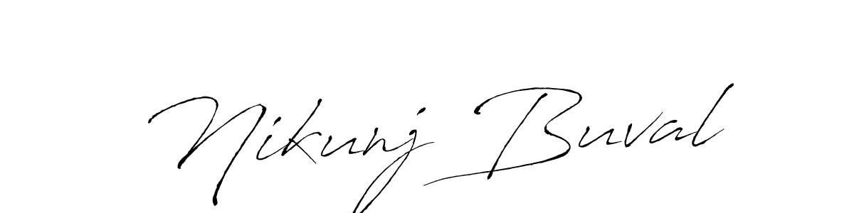 You should practise on your own different ways (Antro_Vectra) to write your name (Nikunj Buval) in signature. don't let someone else do it for you. Nikunj Buval signature style 6 images and pictures png
