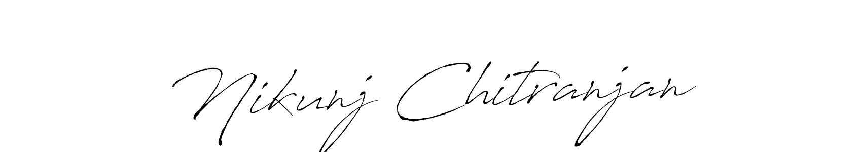 Use a signature maker to create a handwritten signature online. With this signature software, you can design (Antro_Vectra) your own signature for name Nikunj Chitranjan. Nikunj Chitranjan signature style 6 images and pictures png