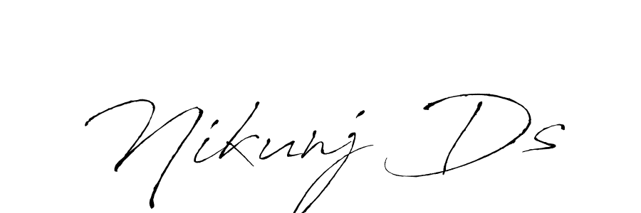 Create a beautiful signature design for name Nikunj Ds. With this signature (Antro_Vectra) fonts, you can make a handwritten signature for free. Nikunj Ds signature style 6 images and pictures png