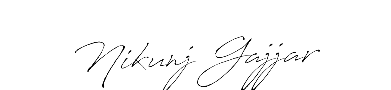 How to Draw Nikunj Gajjar signature style? Antro_Vectra is a latest design signature styles for name Nikunj Gajjar. Nikunj Gajjar signature style 6 images and pictures png