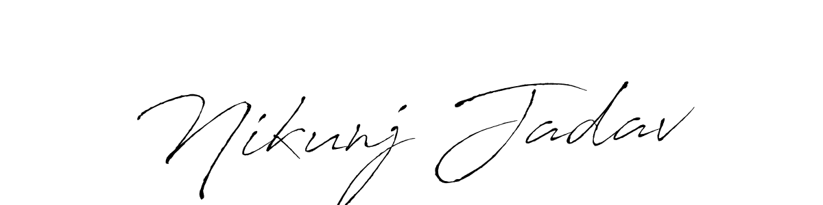 Also we have Nikunj Jadav name is the best signature style. Create professional handwritten signature collection using Antro_Vectra autograph style. Nikunj Jadav signature style 6 images and pictures png