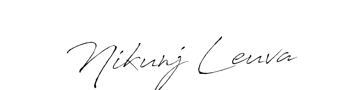 Use a signature maker to create a handwritten signature online. With this signature software, you can design (Antro_Vectra) your own signature for name Nikunj Leuva. Nikunj Leuva signature style 6 images and pictures png