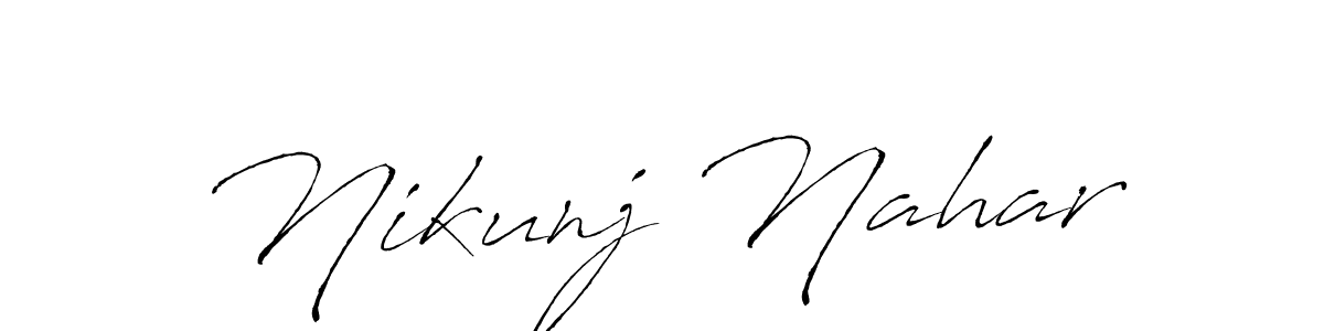 This is the best signature style for the Nikunj Nahar name. Also you like these signature font (Antro_Vectra). Mix name signature. Nikunj Nahar signature style 6 images and pictures png