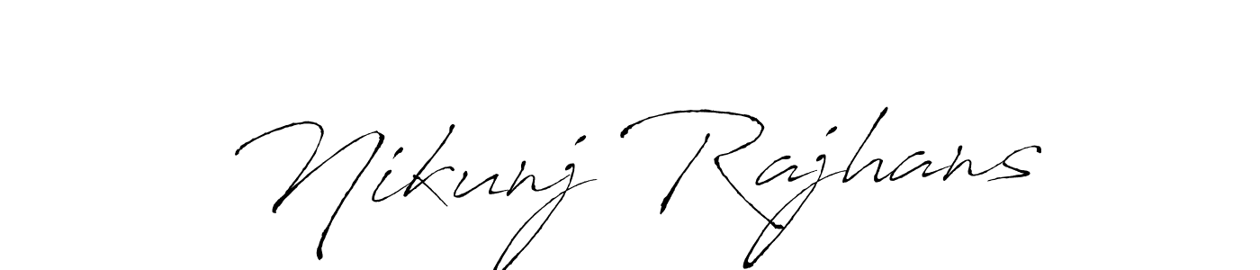 Also You can easily find your signature by using the search form. We will create Nikunj Rajhans name handwritten signature images for you free of cost using Antro_Vectra sign style. Nikunj Rajhans signature style 6 images and pictures png
