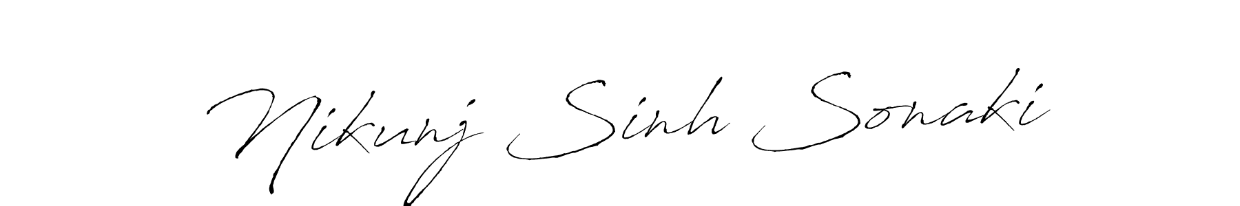 Make a beautiful signature design for name Nikunj Sinh Sonaki. Use this online signature maker to create a handwritten signature for free. Nikunj Sinh Sonaki signature style 6 images and pictures png