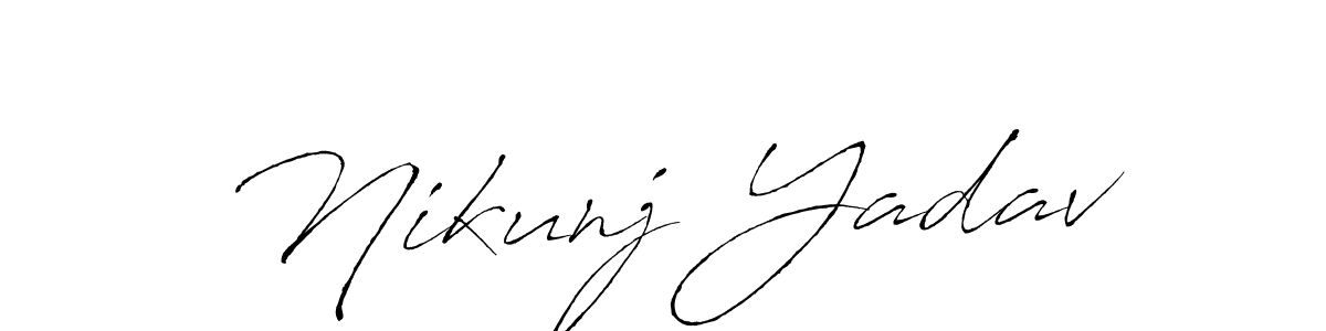 Similarly Antro_Vectra is the best handwritten signature design. Signature creator online .You can use it as an online autograph creator for name Nikunj Yadav. Nikunj Yadav signature style 6 images and pictures png