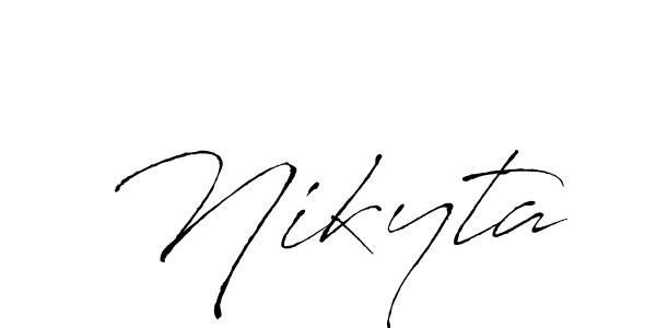 Also You can easily find your signature by using the search form. We will create Nikyta name handwritten signature images for you free of cost using Antro_Vectra sign style. Nikyta signature style 6 images and pictures png