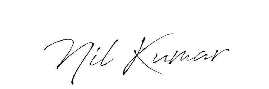 Also You can easily find your signature by using the search form. We will create Nil Kumar name handwritten signature images for you free of cost using Antro_Vectra sign style. Nil Kumar signature style 6 images and pictures png