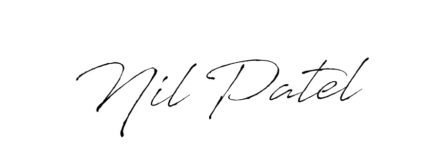 if you are searching for the best signature style for your name Nil Patel. so please give up your signature search. here we have designed multiple signature styles  using Antro_Vectra. Nil Patel signature style 6 images and pictures png