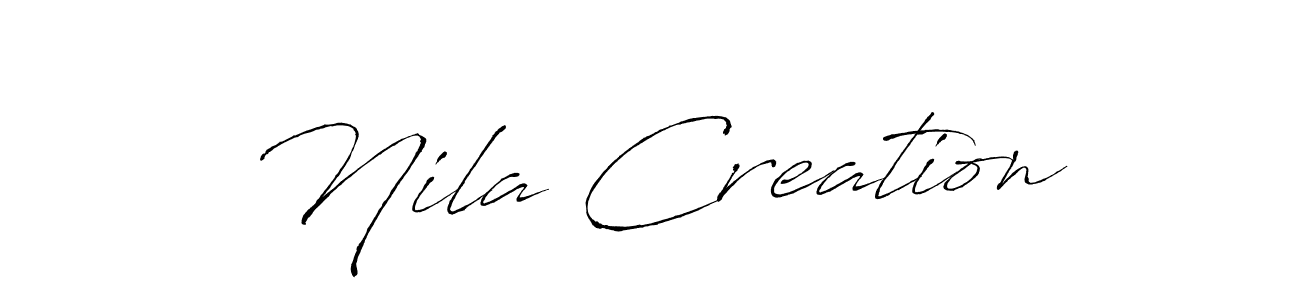 This is the best signature style for the Nila Creation name. Also you like these signature font (Antro_Vectra). Mix name signature. Nila Creation signature style 6 images and pictures png