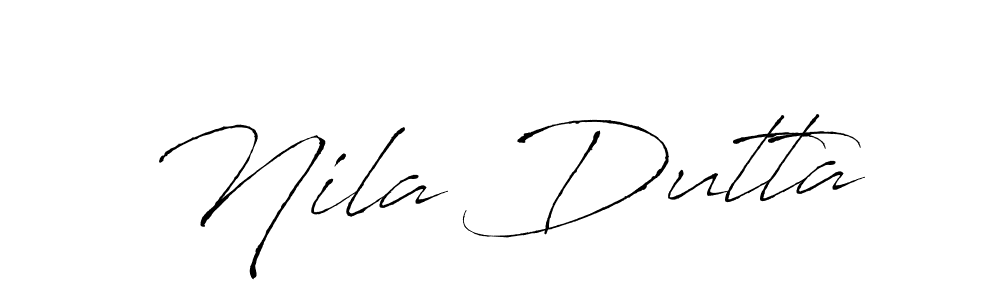 Design your own signature with our free online signature maker. With this signature software, you can create a handwritten (Antro_Vectra) signature for name Nila Dutta. Nila Dutta signature style 6 images and pictures png