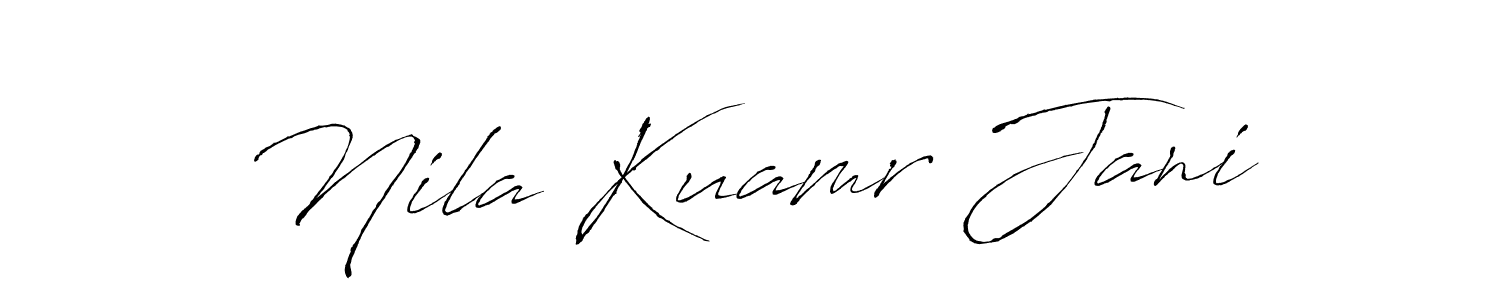 Make a beautiful signature design for name Nila Kuamr Jani. Use this online signature maker to create a handwritten signature for free. Nila Kuamr Jani signature style 6 images and pictures png